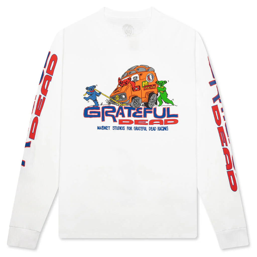 Market x Grateful Dead Tow Pulls L S T Shirt White