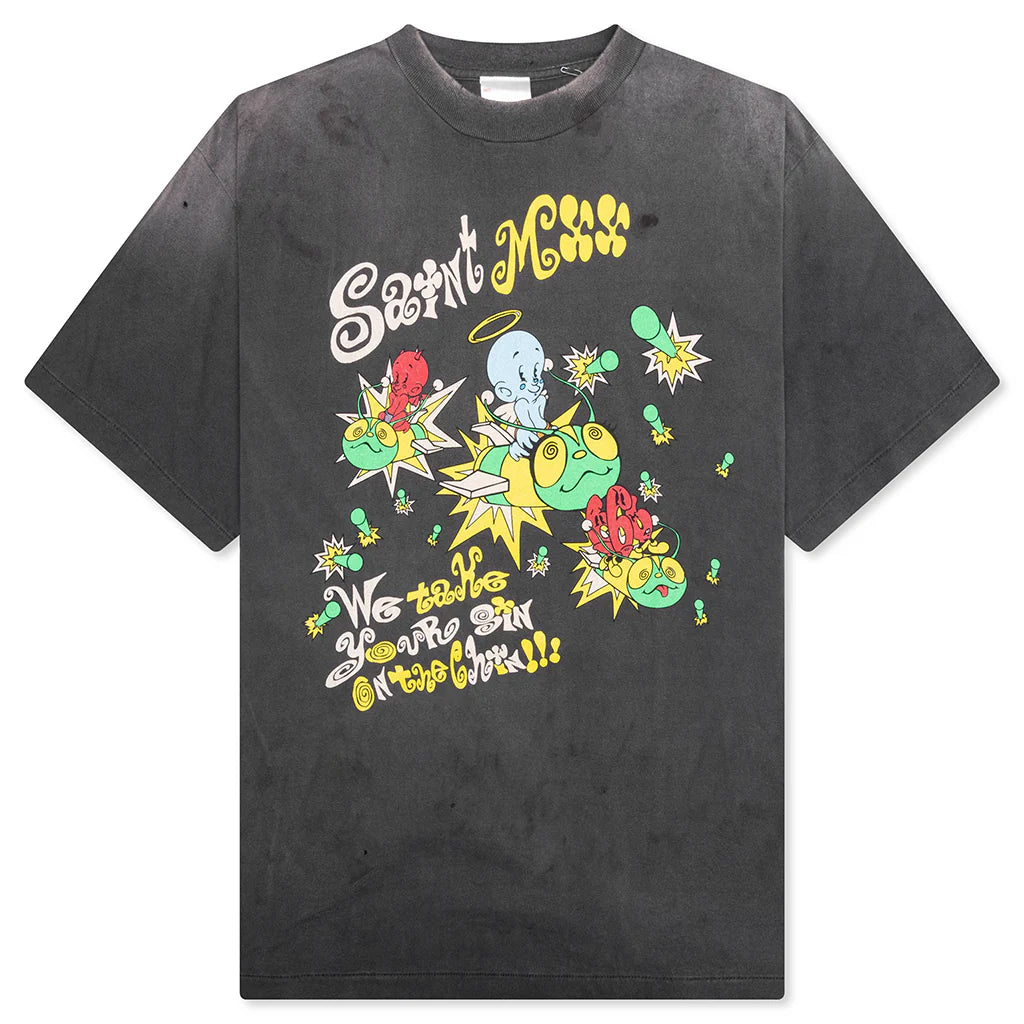 Saint A Delic S S Tee Black