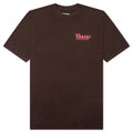 Flower Love S S Tee Chocolate