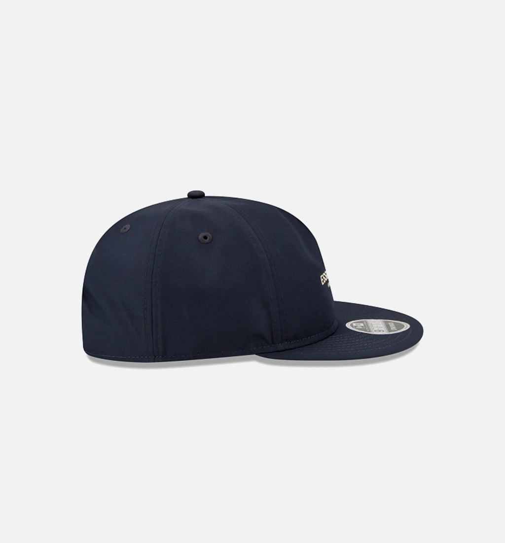Navy Fear of God Essentials Retro Crown 9FIFTY Strapback Mens Cap Navy