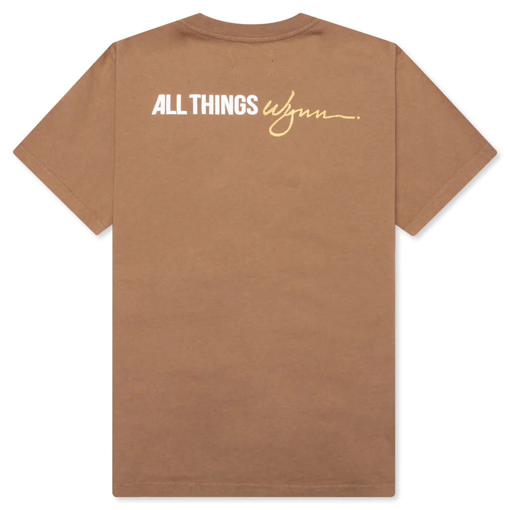 Feature x Wynn Logo Lock Up Tee Sea Turtle