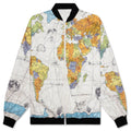 Saint Michael x Dr Woo World Map Jacket White