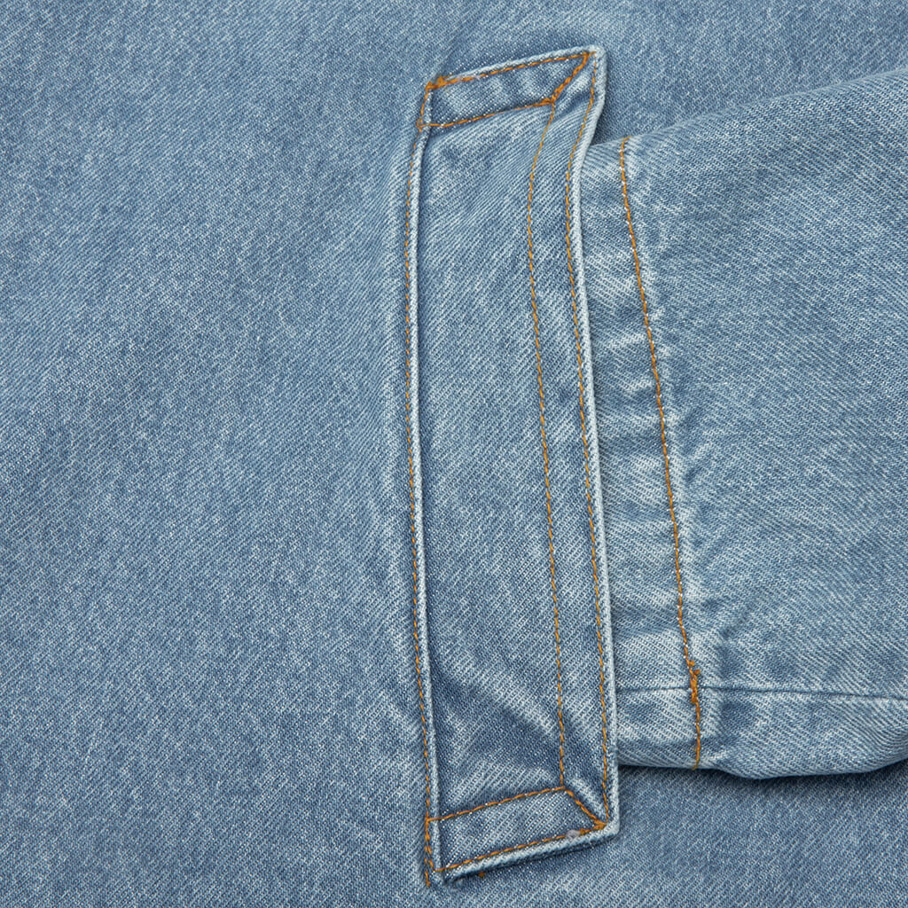 Robinson Washed Denim MW Coat Light Blue