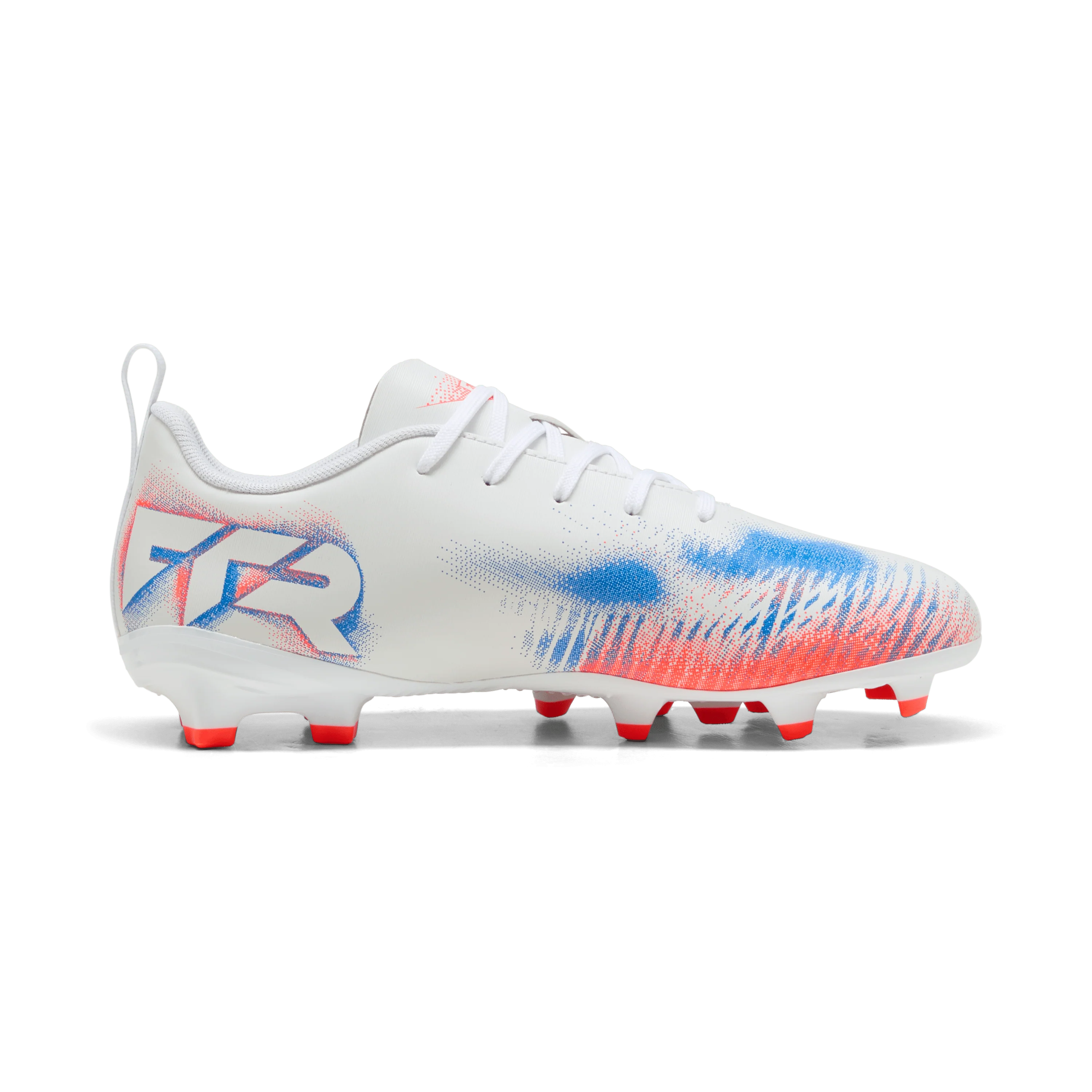 PUMA Future 8 Play FG AG Youth Soccer Cleats White Black