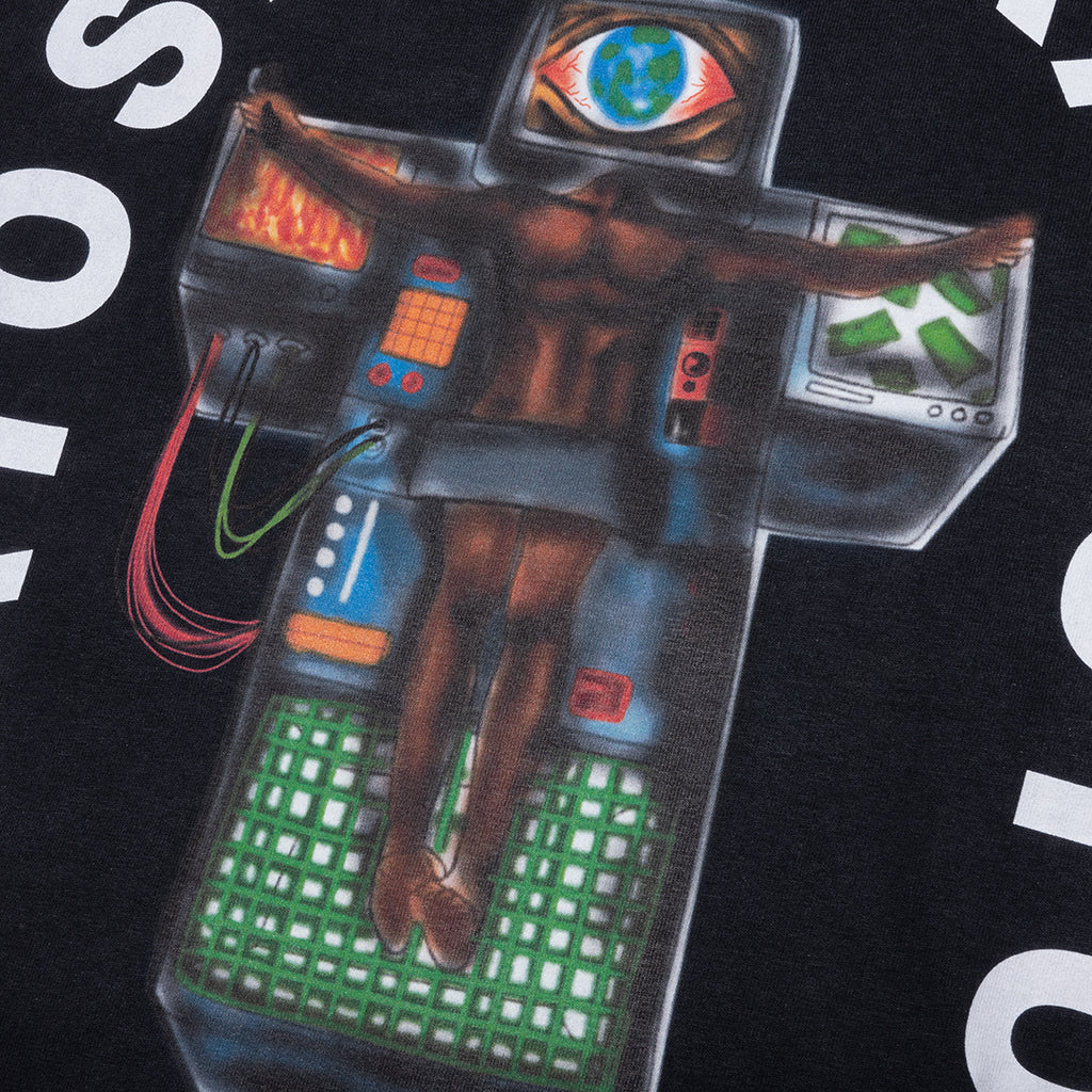 Welcome To The Machine Tee Washed Black