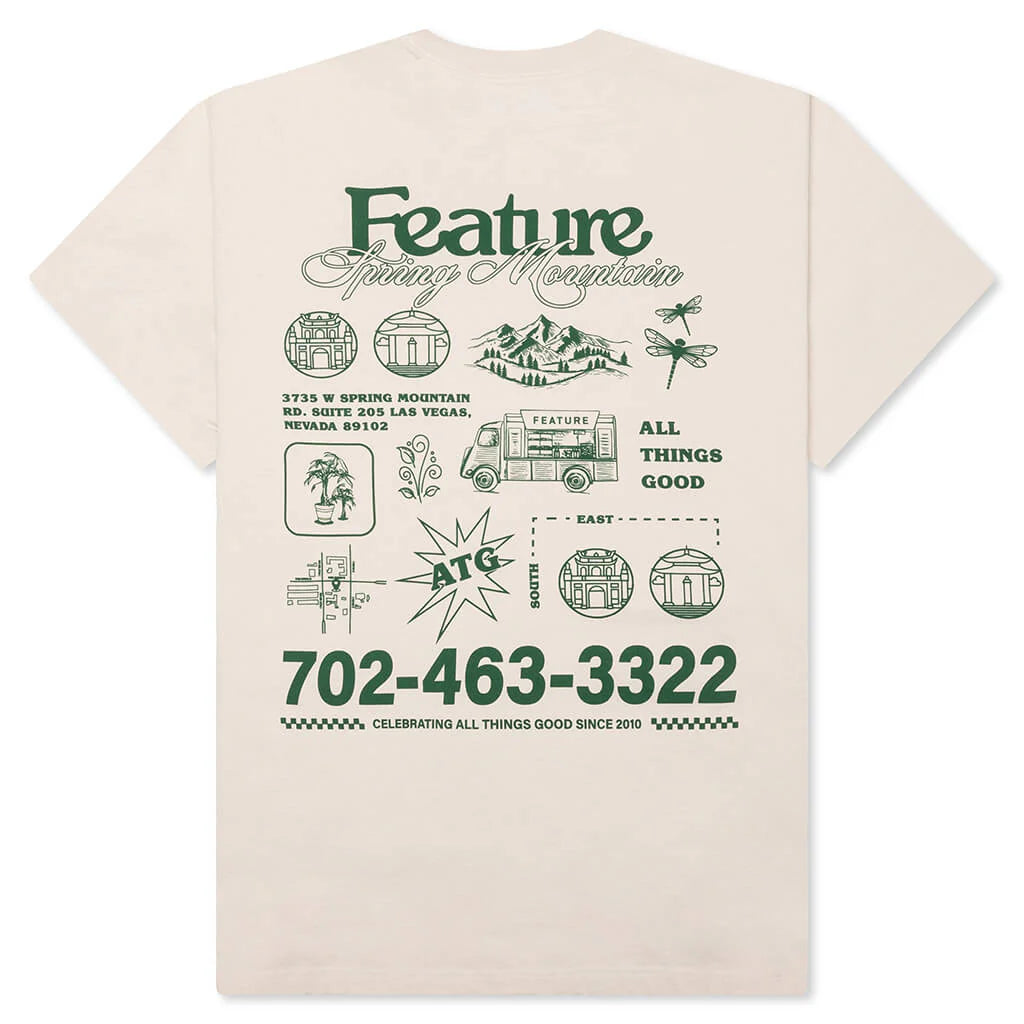 Town Ad Tee Oatmeal