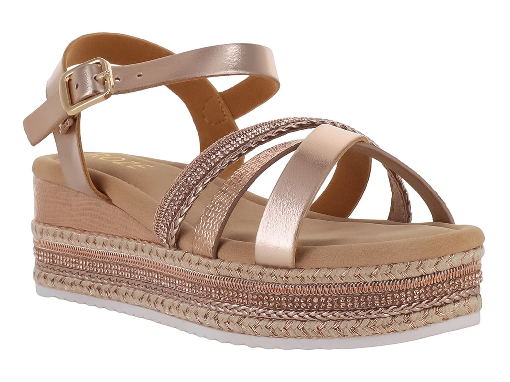 Sandalias ROZE Champagne para Niña