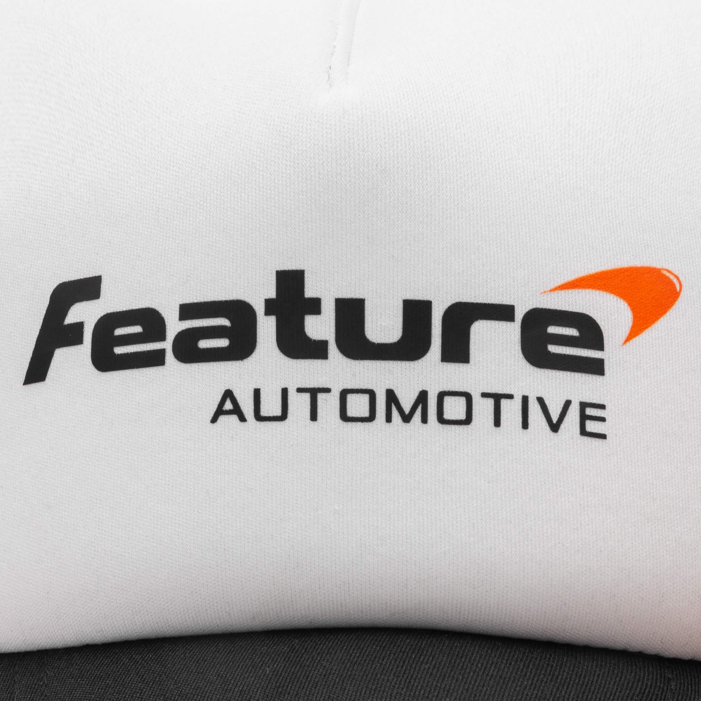 Automotive Trucker Black White