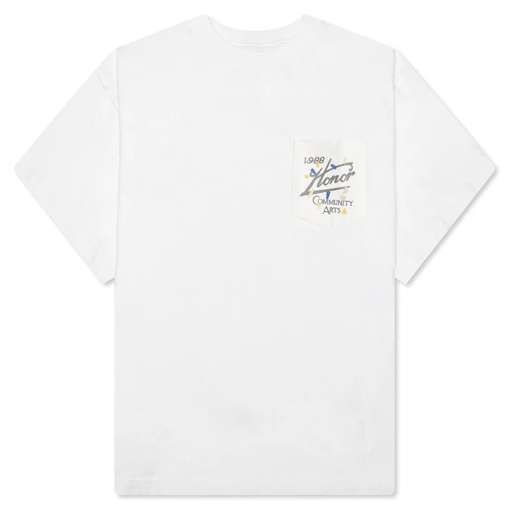 Community Arts Tee White