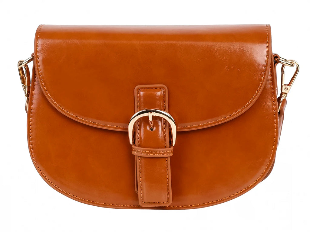 Bolso Felianna Semicircular Café para Mujer
