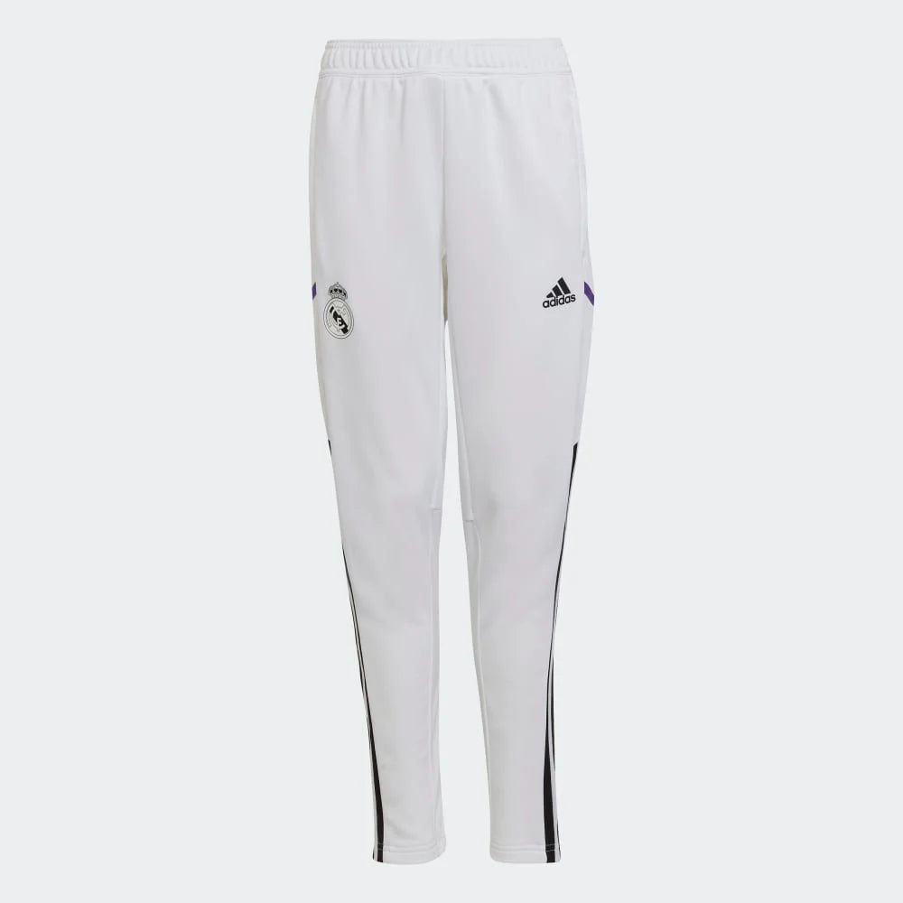 adidas Kids Real Madrid 22 23 Training Pant White