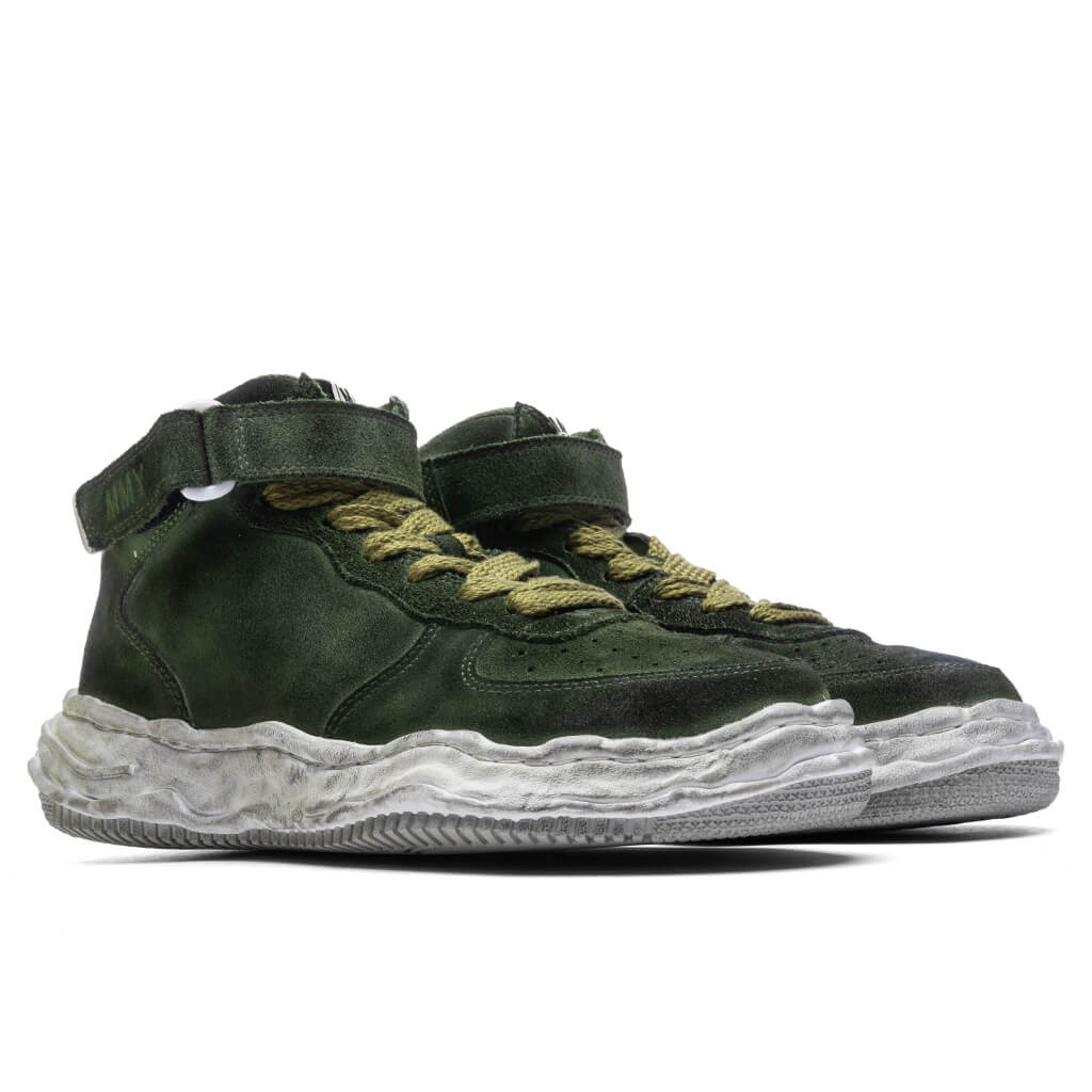 Wayne Brushed Suede High Green