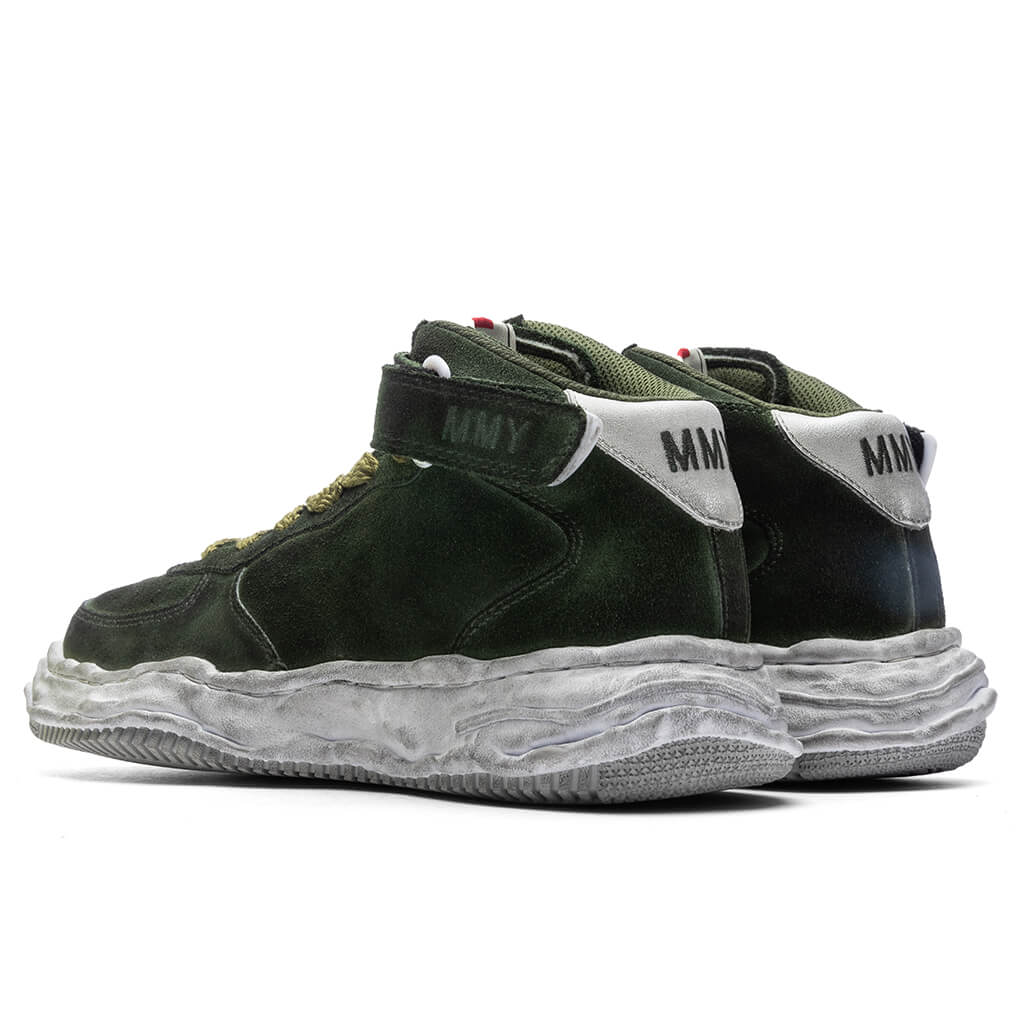 Wayne Brushed Suede High Green