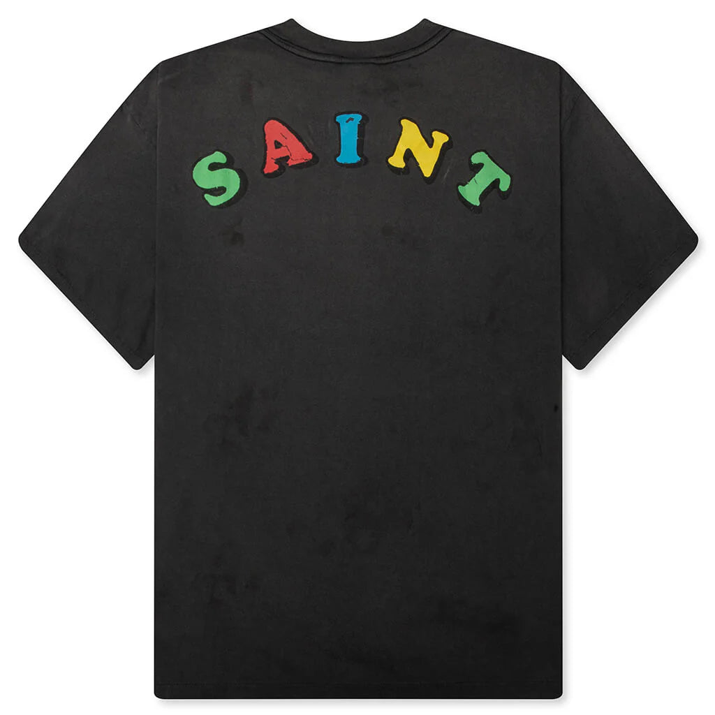 Saint M6 x Jamie Reid Vote F Light S S T Shirt Black