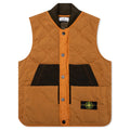 Quilted Vest Rust