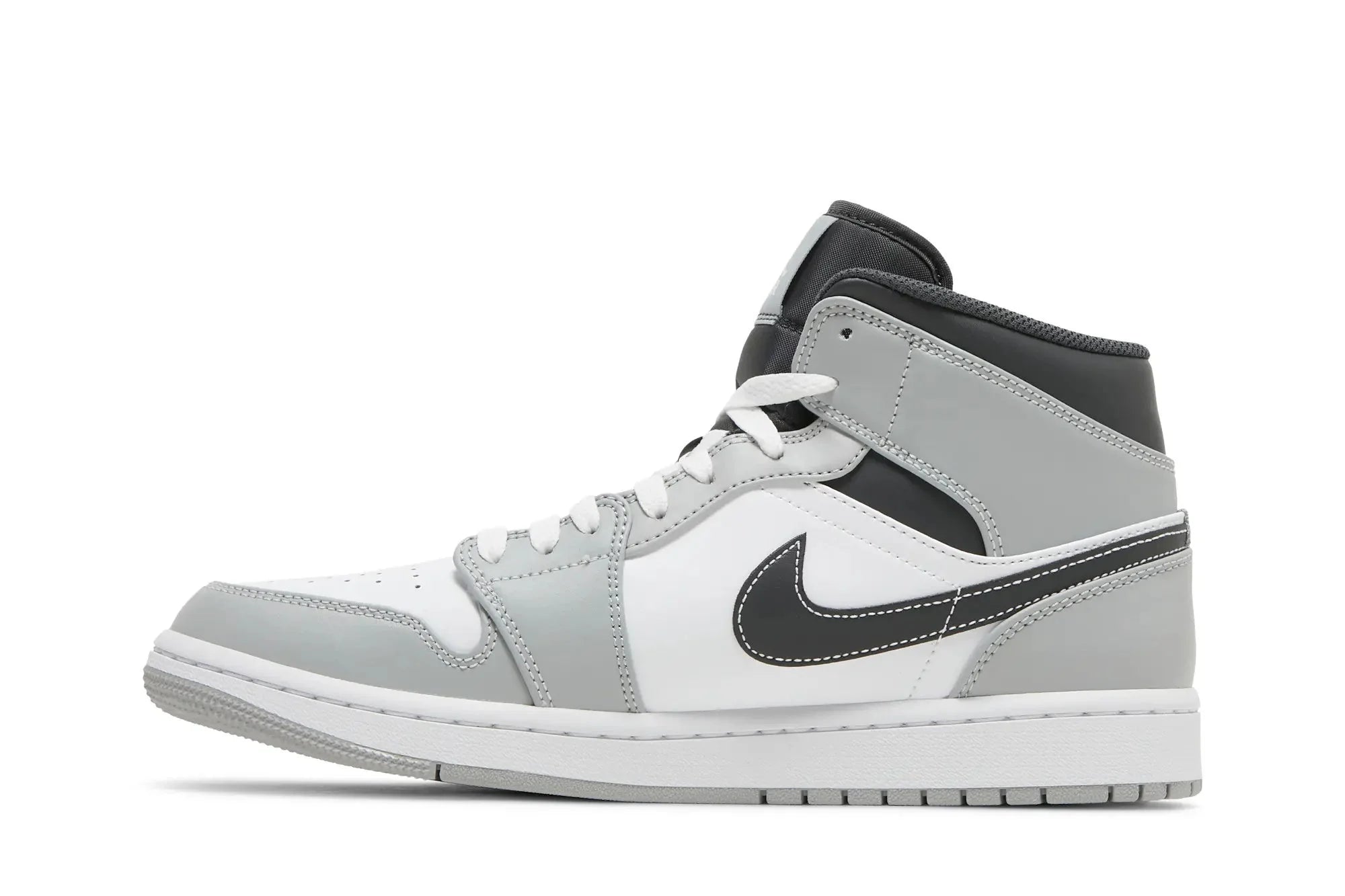 Jordan 1 Mid Light Smoke Grey
