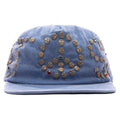 Studded Wrap Around Hat Blue
