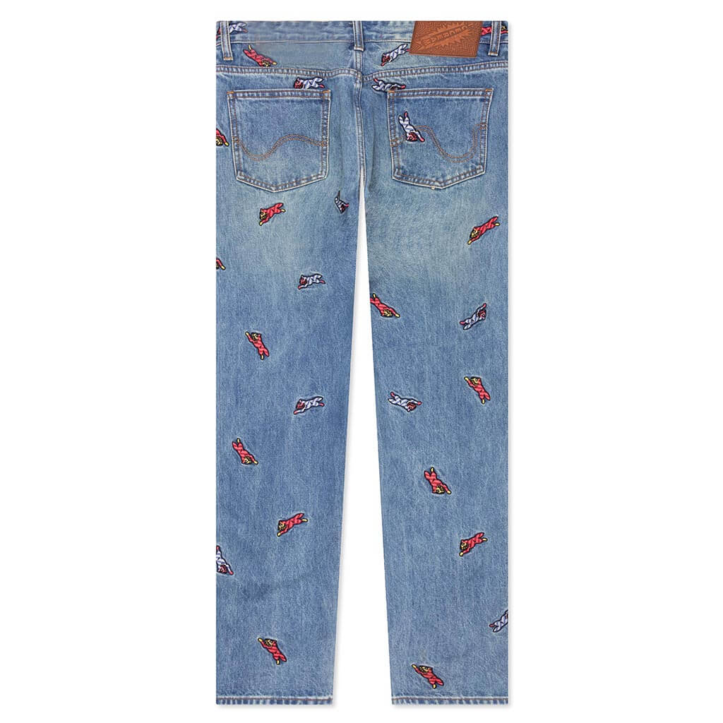 All Caps Strawberry Fit Jeans Faded