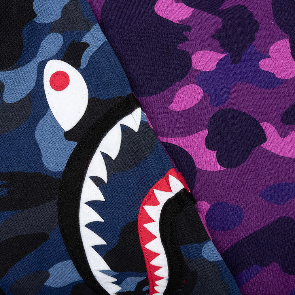 Crazy Shark Wide Fit Full Zip Double Hoodie Multi
