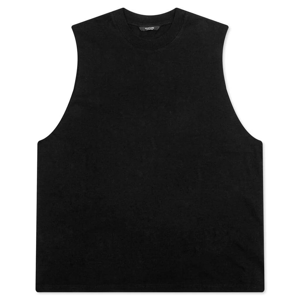 The Dean Sleeveless Tee Black