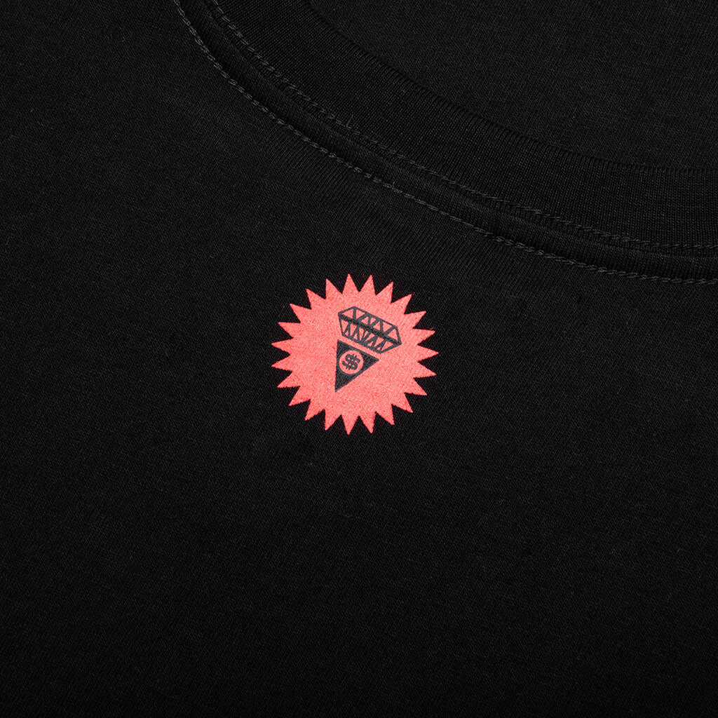 Splat S S Tee Black