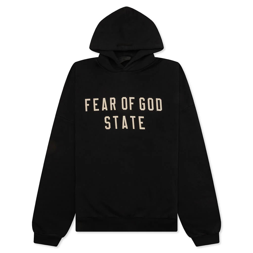 Heavy Fleece Hoodie Black