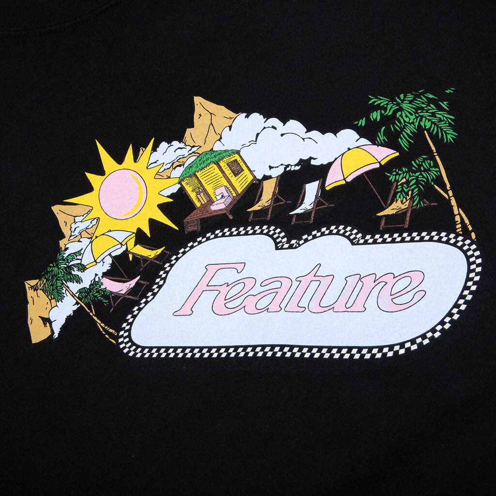 Poolside Tee Black