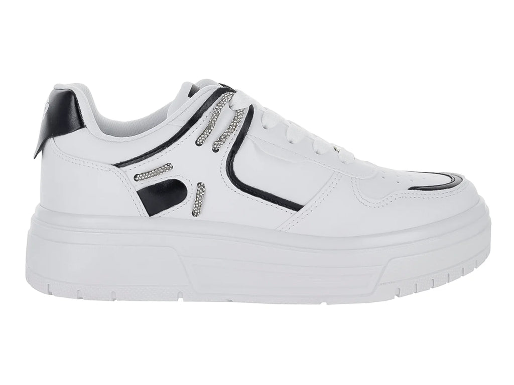 Tenis Clasben Blanco Negro para Mujer