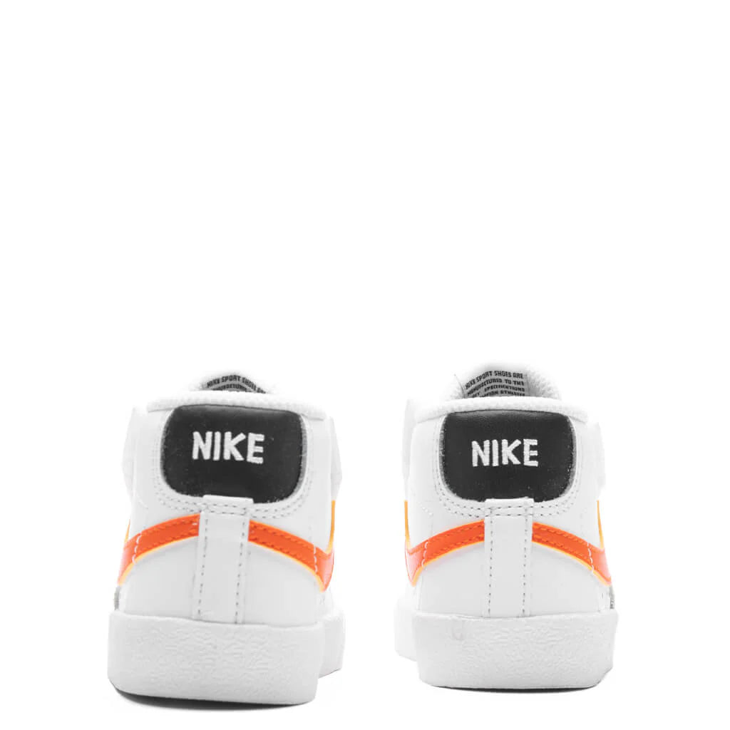 Blazer Mid 77 TD White Safety Orange Wolf Grey
