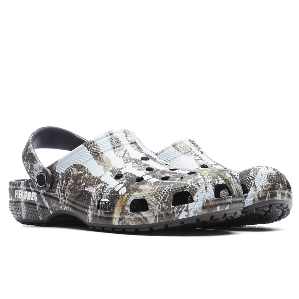 Pleasures x Classic Clog Camo
