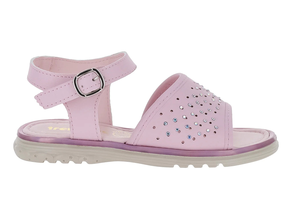 Sandalias Trencitas Candy Rosa para Niña