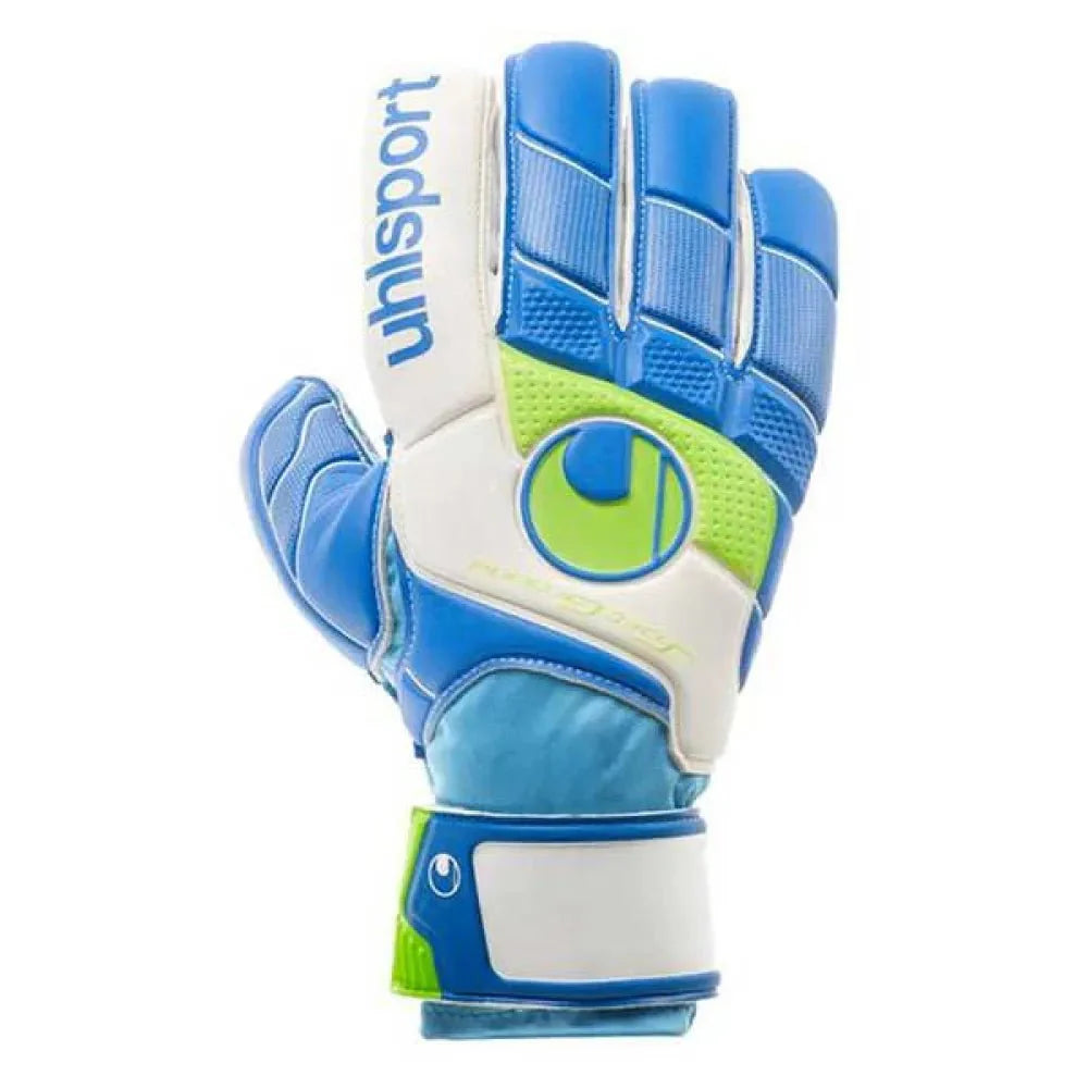 Uhlsport Fangmaschine Soft Goalkeeper Gloves Blue Green