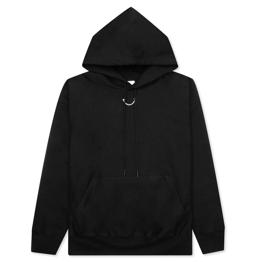 Smile Hoodie Black