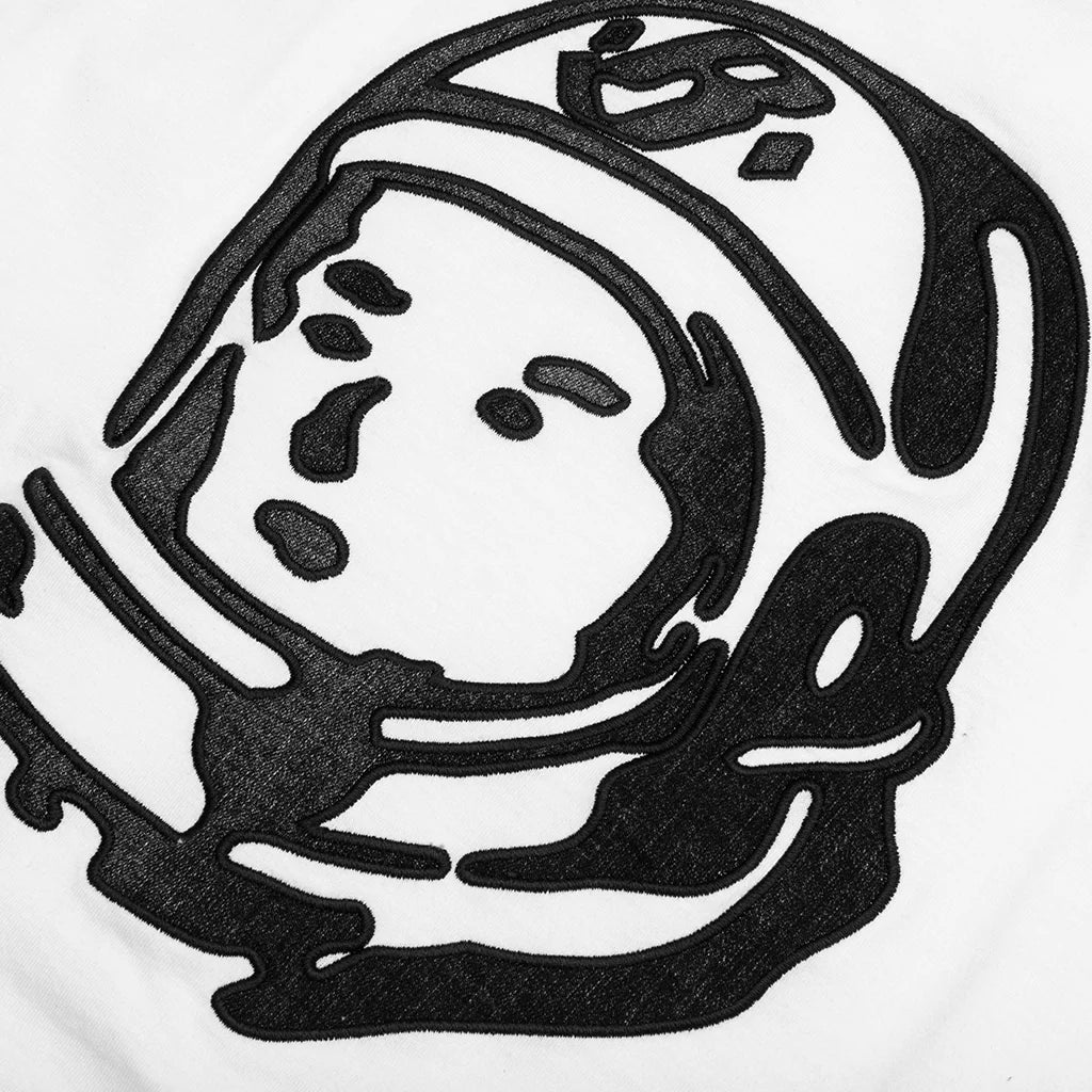 Denim Helmet S S Knit White
