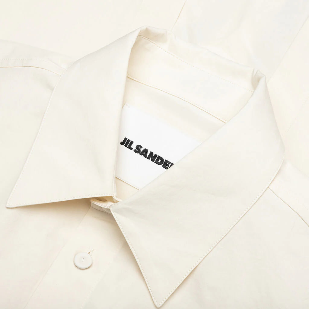 Layered Jewel Detail Shirt Coconut