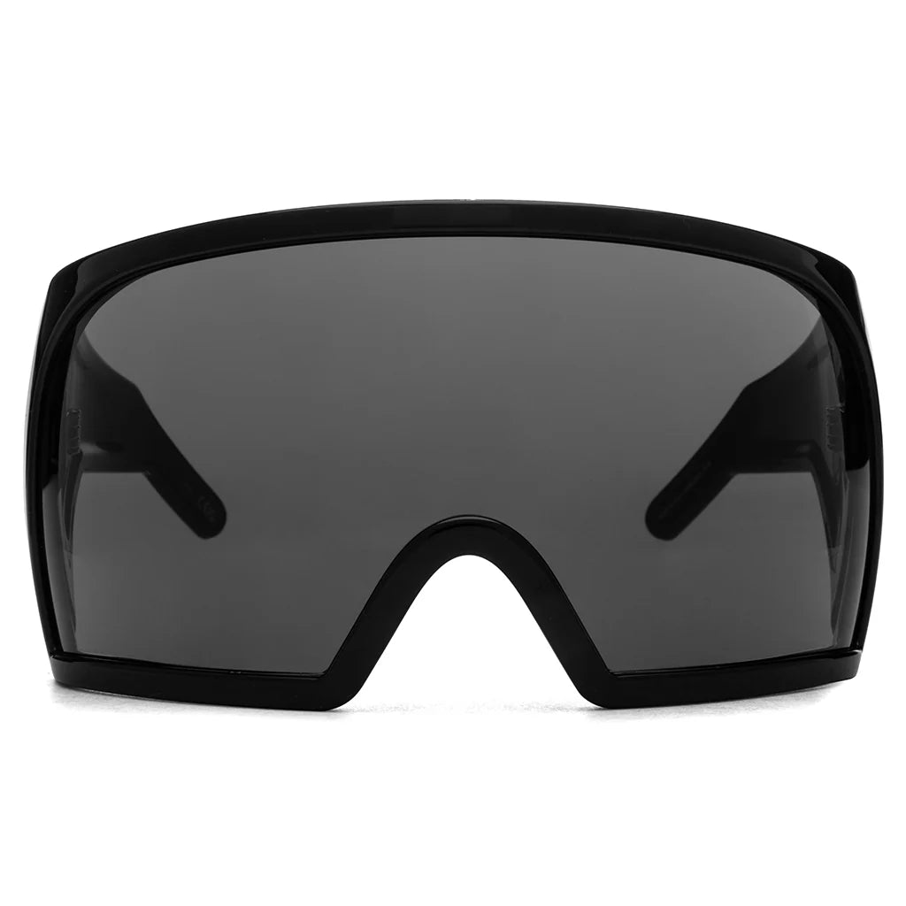 Sunglasses Kriester Shiny Black Temple Black Lens