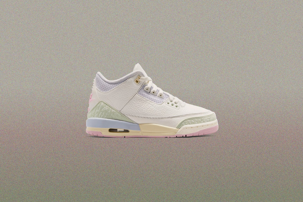 Air Jordan 3 Retro OG Spring is in the Air GS Sail Aura Jade Aura