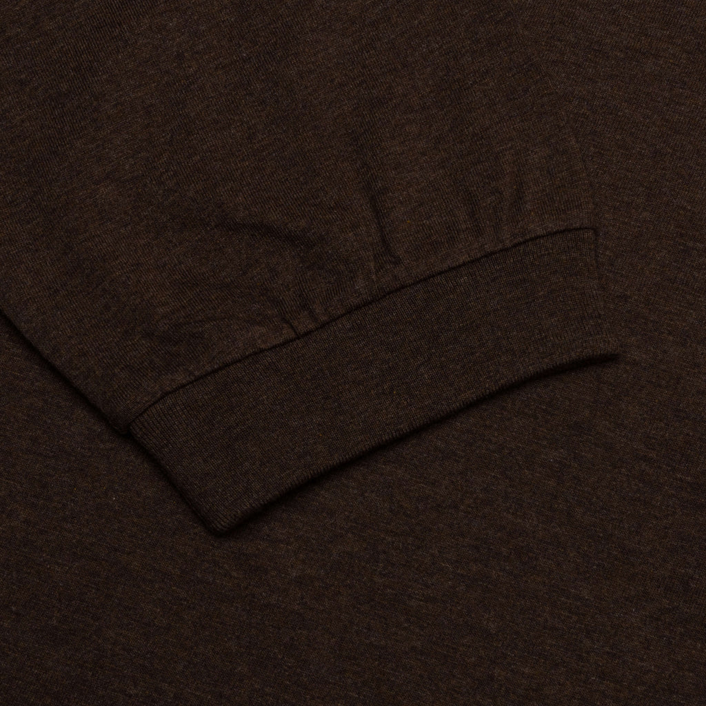 Essentials L S Tee Heather Wood