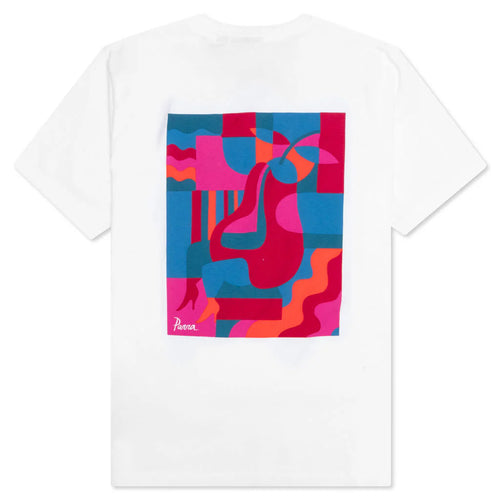 Sitting Pear T Shirt White
