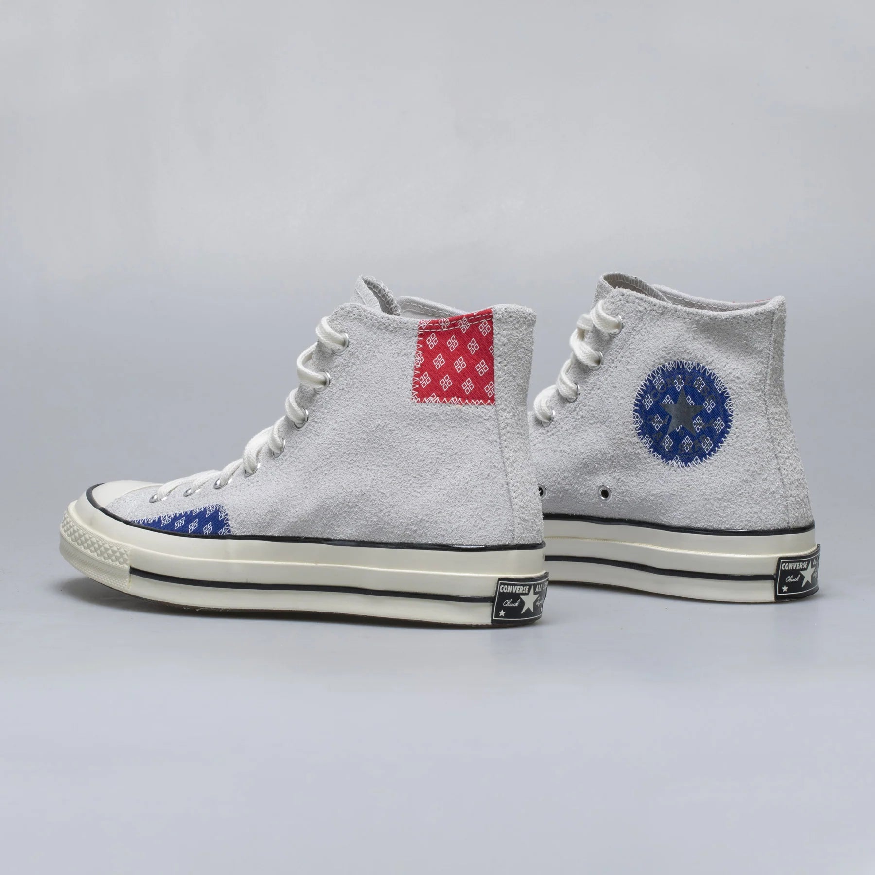Twisted Prep Chuck Taylor 70 High Top Mens Lifestyle Shoe Grey Bone Blue Red Black