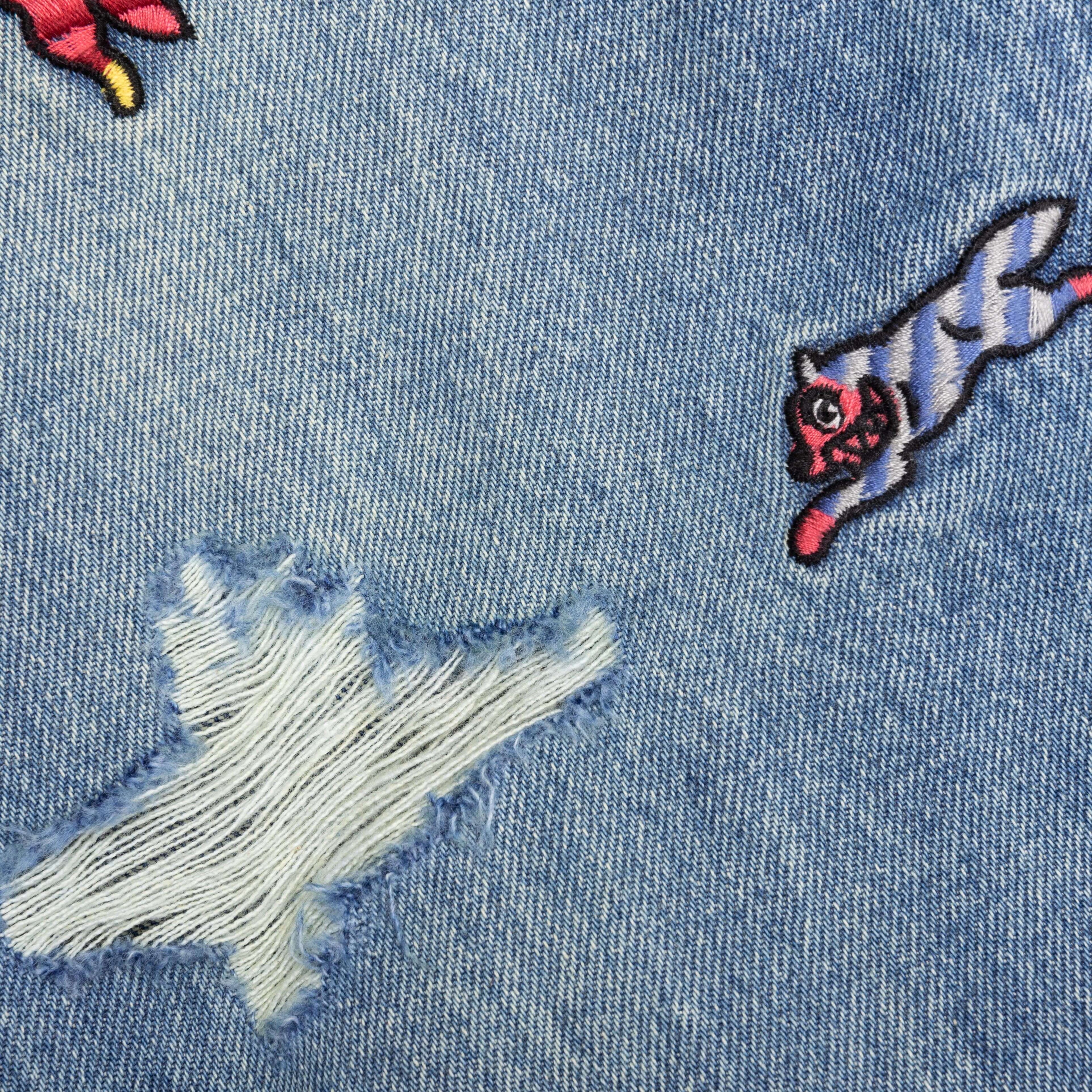 All Caps Strawberry Fit Jeans Faded
