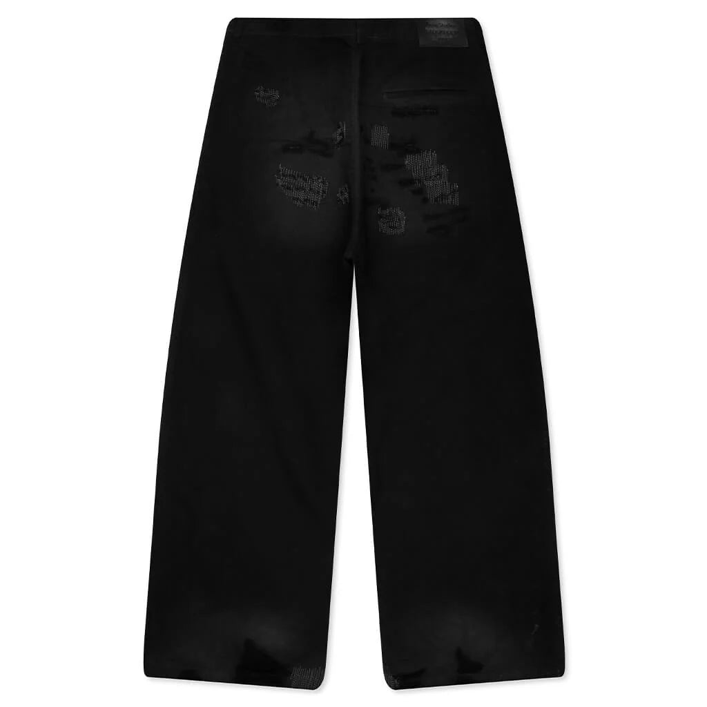 Mended Trousers Black
