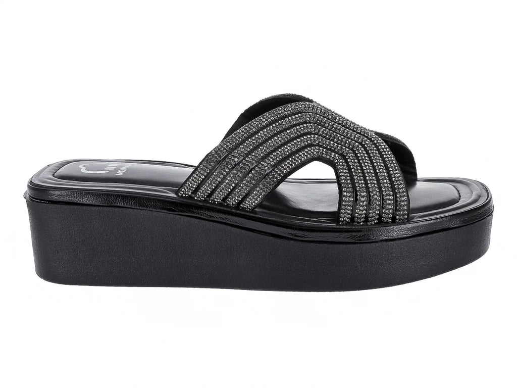 Sandalias de Plataforma Nomadas Negro para Mujer