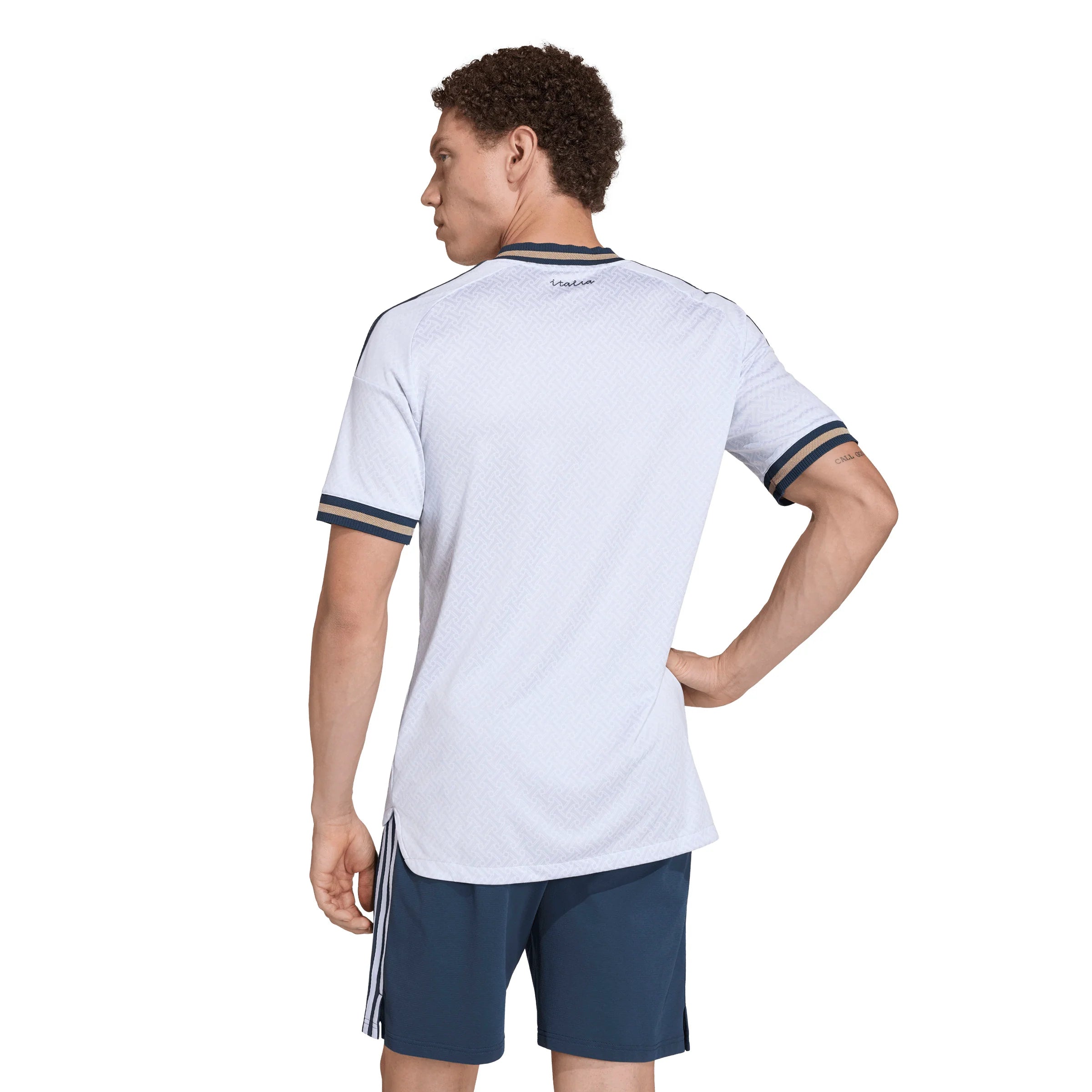 adidas Italy Away Authentic Mens Soccer Jersey 2026 Aero Blue