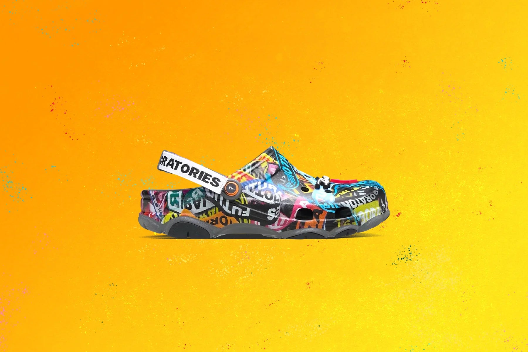 Futura Laboratories x Crocs All Terrain Clog Slate Grey