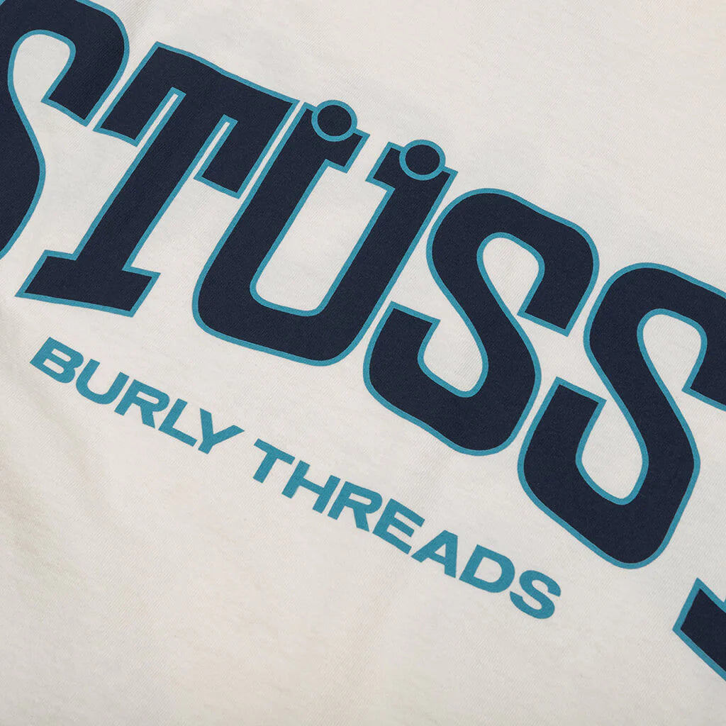 Burly Threads Pig Dyed Tee Natural