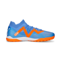 PUMA Future Match TT Turf Mens Soccer Cleats Blue Glimmer White Ultra Orange