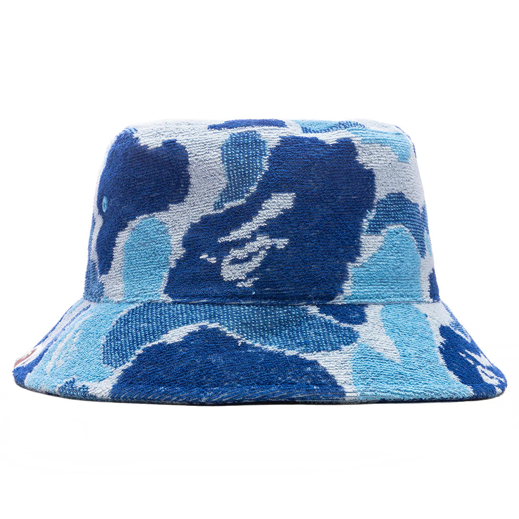 ABC Camo Pile Jacquard Bucket Hat Blue