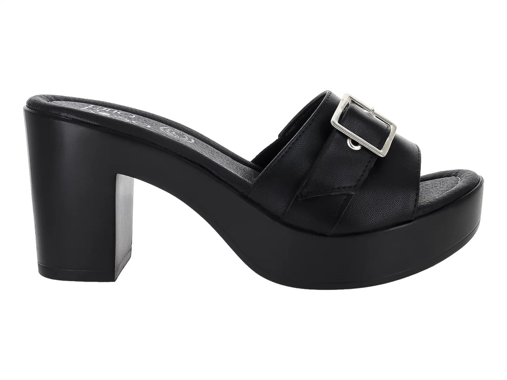 Zapatillas Luna Rosa Negro para Mujer