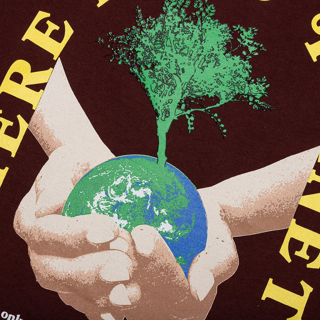 There Is No Planet B Tee Bitter Chocolate